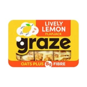 Image of Graze Lively Lemon Flapjack Punnet (Pack of 9) C002644