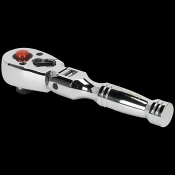 Image of Sealey 3/8" Drive Flexible Head Stubby Ratchet 3/8"