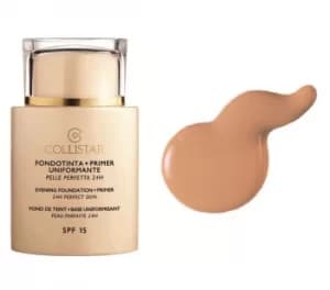 Image of Collistar Fondotinta Plus Uniforming Primer Perfect Skin 24h Spf15 05 Amber 35ml