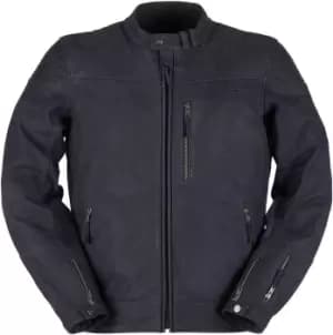Image of Furygan Clint Evo Motorcycle Leather Jacket, blue, Size 2XL, blue, Size 2XL