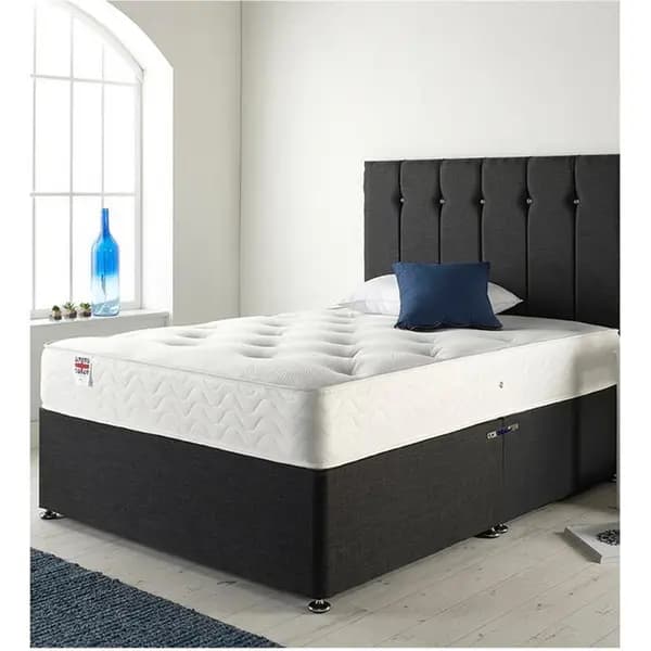 Image of Aspire Aspire 1000 Tufted Pocket Mattress - White Superking