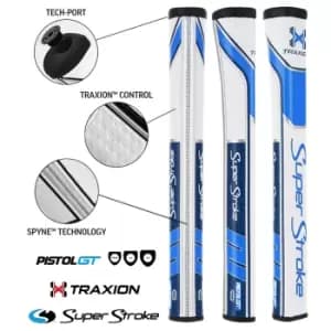 Image of Traxion Pistol GT 1.0 White/Light Blue/Dark Blue