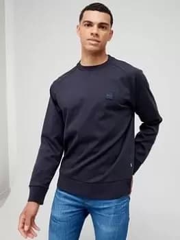 Image of BOSS Stadler 82 Sweatshirt, Dark Blue, Size L, Men