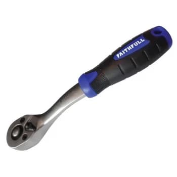 Image of Faithfull Ratchet Handle Quick-Release 72 Teeth 3/8in Drive
