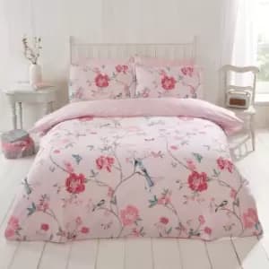 Image of Tranquility Pink Duvet Set - King