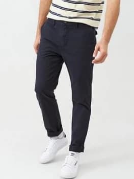 Image of Lyle & Scott Needlecord Trousers - Navy