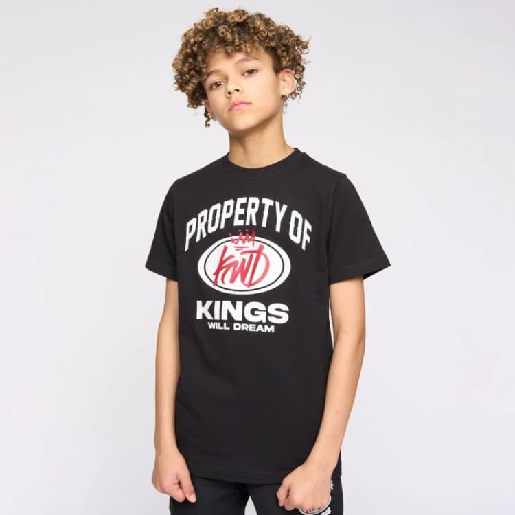 Image of Kings Will Dream Prop T-Shirt Black male 9-10