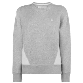Image of Jack Wills Epson Reverse Sleeve Crew - Grey Marl