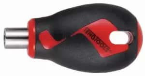 Image of Teng Tools MDBH Stubby Magnetic Bit Holder Screwdriver for 1/4" Hex Bits