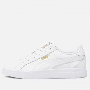 Image of Puma Womens Ana Low Top Trainers - Puma White - UK 3