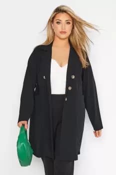 Image of Long Sleeve Button Blazer