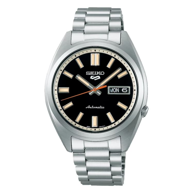 Image of Seiko SRPK89K1 5 Sports SNXS aDeep Black Washa Classic Watch