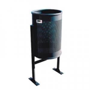 Image of Slingsby Round Mesh Bin 60L Dark Grey 322359