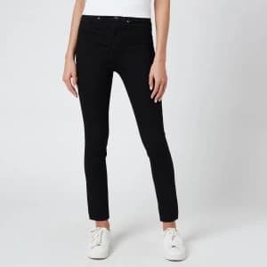 Image of Hugo Boss Superskinny Crop 1.0 Jeans Black Size 26 Women