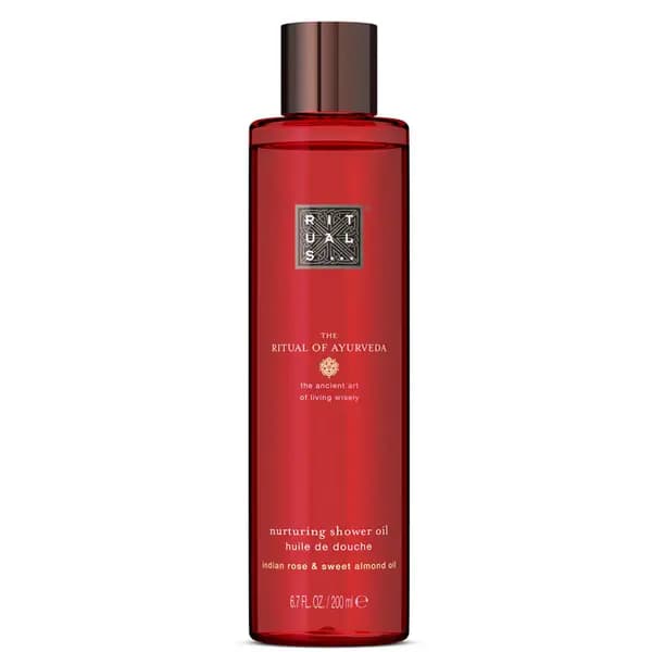 Image of Rituals The Ritual of Ayurveda Sweet Almond & Indian Rose Shower Oil 200ml