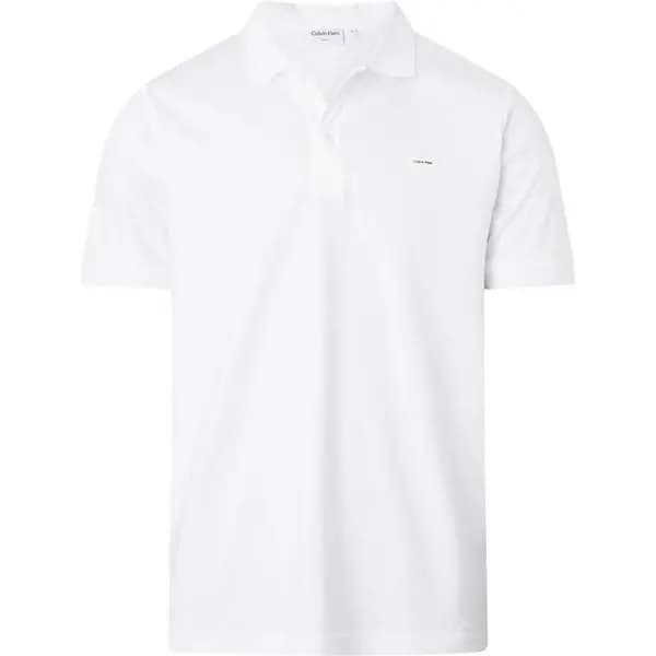 Image of Calvin Klein SMOOTH COTTON SLIM POLO Short Sleeve Polos S Blue 54169120350