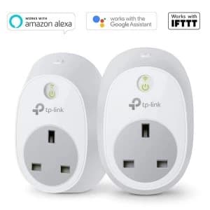 Image of TP Link Kasa Smart WiFi Plug 2-Pack UK Plug