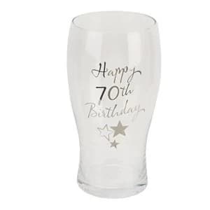 Image of Birthdays by Juliana Beer Glass - 70th Birthday