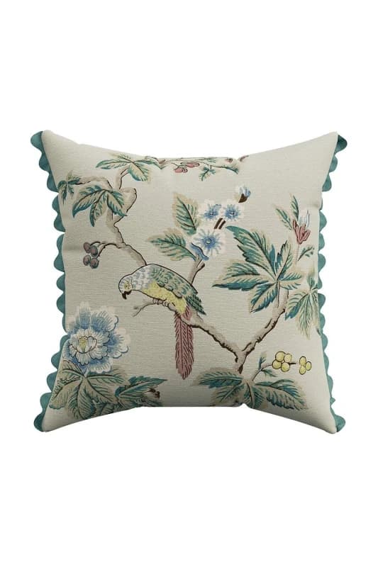 Image of Sanderson 'Lophura' Cotton Cushion Multi