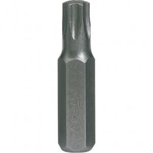 Image of Draper 8mm Hex Shank Impact Torx Screwdriver Bit T40 25mm Pack of 1
