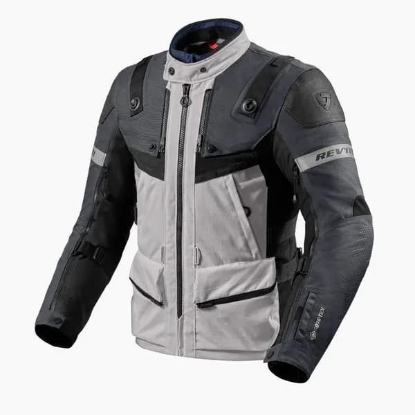Image of REV'IT! Defender 3 GTX Jacket Silver Anthracite Size M