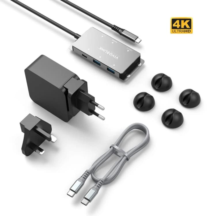Image of Vivolink VLUSBCHUB USB graphics adapter 3840 x 2160 pixels