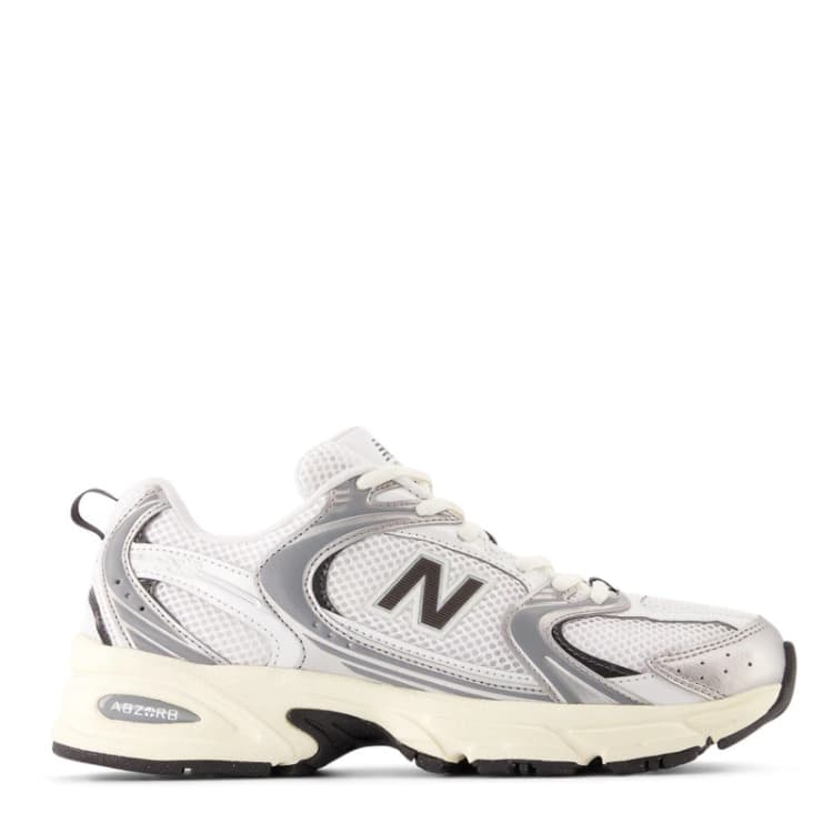 Image of New Balance 530 Wht/Blk/Silv female 6 (39)