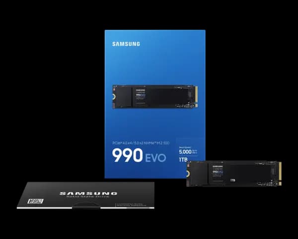 Image of Samsung 990 Evo 1TB M.2. SSD PCIe 4.0 NVMe Solid State Drive
