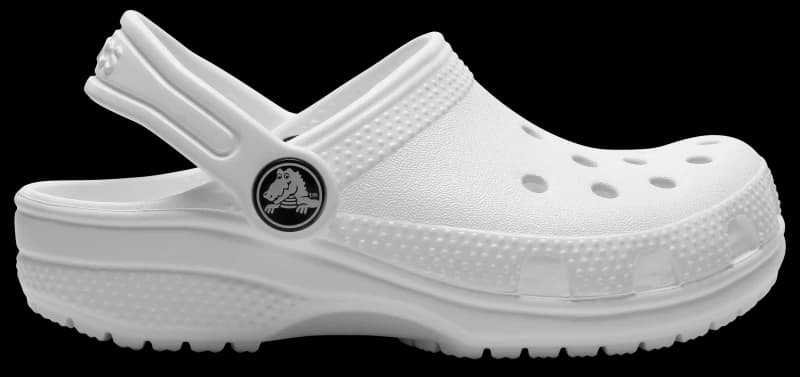 Image of Crocs Kids Classic Clogs White J2