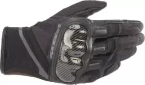 Image of Alpinestars Chrome Motorcycle Gloves, black-grey Size M black-grey, Size M