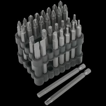 Image of Sealey 32 Piece Extra Long Driver Bit Set