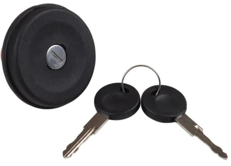 Image of JP GROUP 1115656500 Cap, fuel tank without support strap, with key, Plastic Plastic Cap,fuel tank (602)