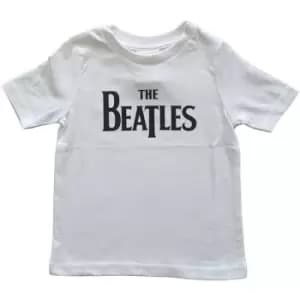 Image of The Beatles - Drop T Logo Kids 18 Months Toddler T-Shirt - White