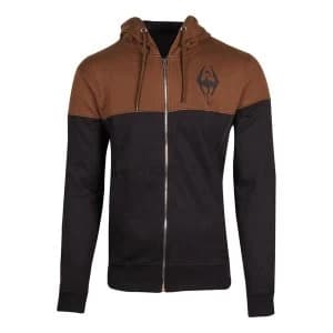 Image of The Elder Scrolls - The Dragon Mens XX-Large Hoodie - Brown/Black