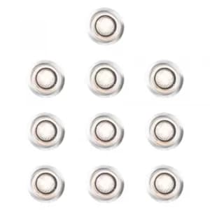 Image of 10 x 40mm Minisun Warm White LED Decking Lights