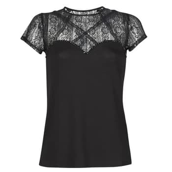 Image of Guess LOU TOP womens Blouse in Black - Sizes S,M,L,XS