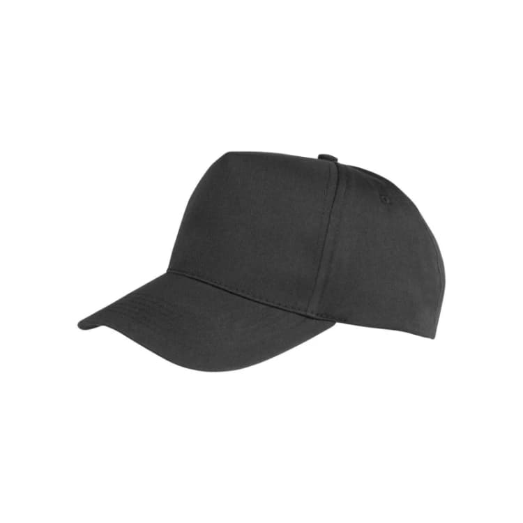 Image of Result Womens Plain Orange Cap in Black Female One Size