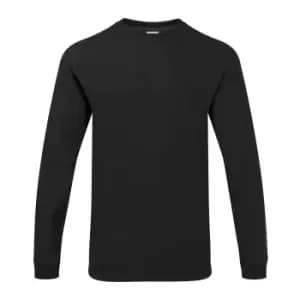 Image of Gildan Mens Hammer Heavyweight Long Sleeve T-Shirt (M) (Black)