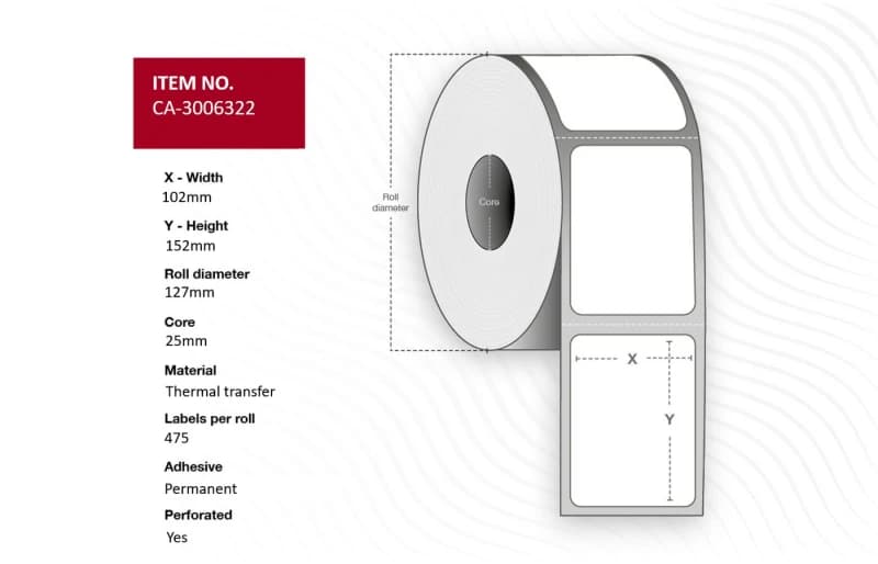 Image of CAPTURE Lel 102 x 152mm. Core 25mm.
