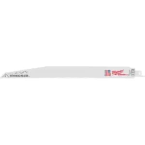 Image of Milwaukee Extra Heavy Duty WRECKER Demolition Reciprocating Sabre Saw Blades 300mm Pack of 5