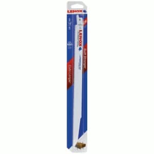 Image of Lenox 6TPI Nail Embedded Wood Cutting Reciprocating Saw Blades 305mm Pack of 5