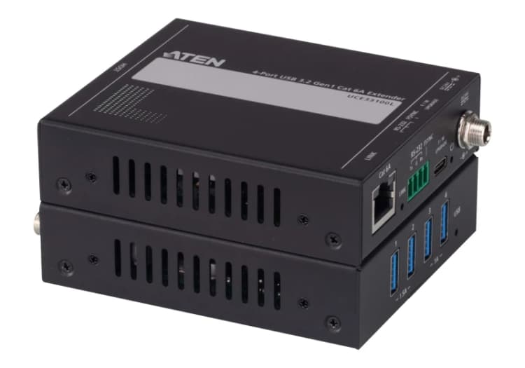 Image of ATEN UCE33100 network extender Network transmitter & receiver Blac