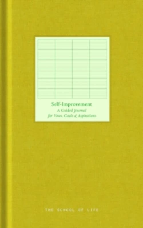 Image of Self-Improvement Journal : A guided journal for vows, goals, and aspirations Hardback