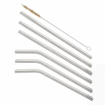 Image of Jack Wills Eco Metal Straws - Silver
