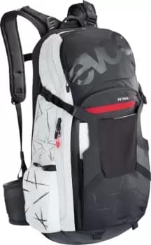 Image of Evoc FR Trail Backpack, black-white, Size S, black-white, Size S