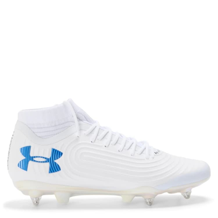 Image of Under Armour Mens Firm Ground Football Boots White male 8 (42.5)