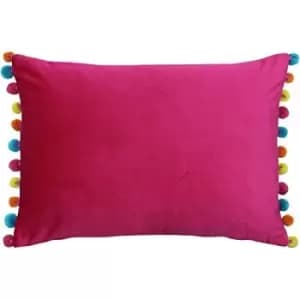 Image of Paoletti Fiesta Rectangle Cushion Cover (35 x 50cm) (Hot Pink/Multi)