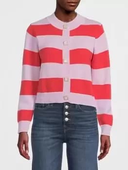 Image of Olivia Rubin Dee Stripe Cardigan - Lilac