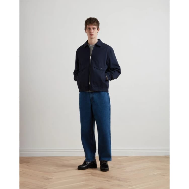 Image of Farah Mens Tyler Overshirt True Navy 412 male Small
