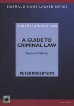 Image of A Guide to Criminal Law by Peter Robertson Paperback